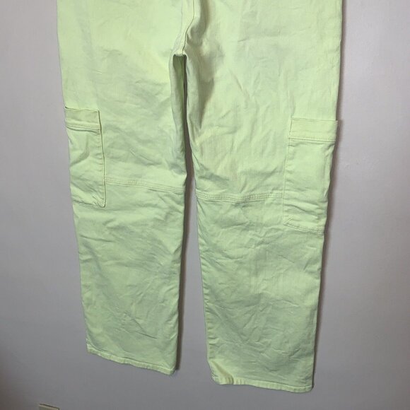 KanCan Signature 90s Straight Cargo Stretch Neon Pants Size 30 - Picture 13 of 16